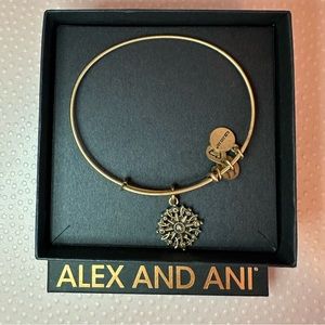 Alex & Ani gold compass bangle
